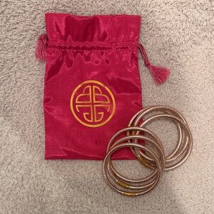 BUDHA Bangles - rose gold- size Large